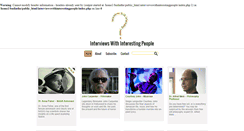 Desktop Screenshot of interviewswithinterestingpeople.com